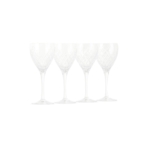  Soho Home Barwell White Wine Glass Set, 4 Pcs 