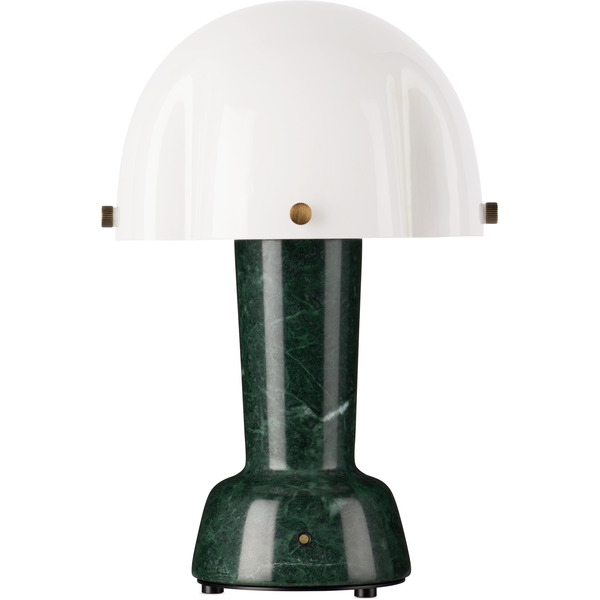  Soho Home White & Green Rio Portable Lamp 