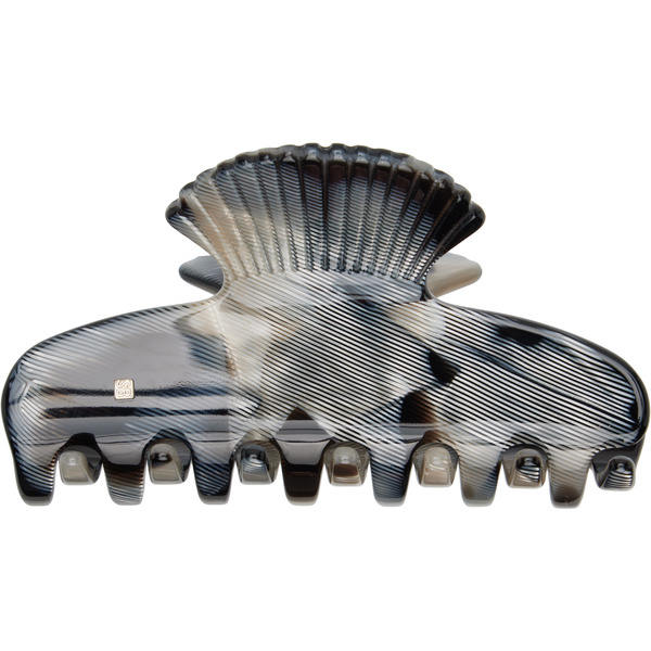  Sophie Buhai Black Small Fan Shell Claw Hair Clip 