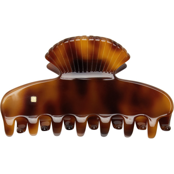  Sophie Buhai Brown Small Fan Shell Claw Hair Clip 