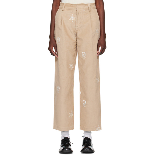  Soulland Beige Aidan Trousers 