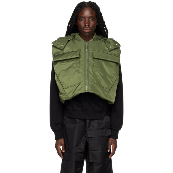  Spencer Badu Khaki Insulated Vest 