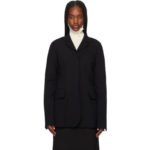  Sportmax Black Cabreo Blazer 