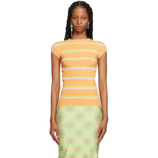  Sportmax Orange Lanaso T-shirt 