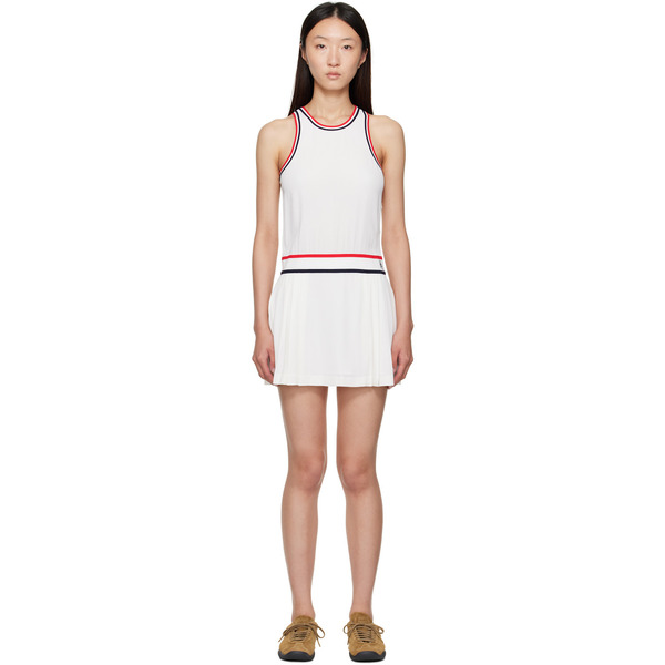  Sporty & Rich White 'src' Phoebe Minidress 