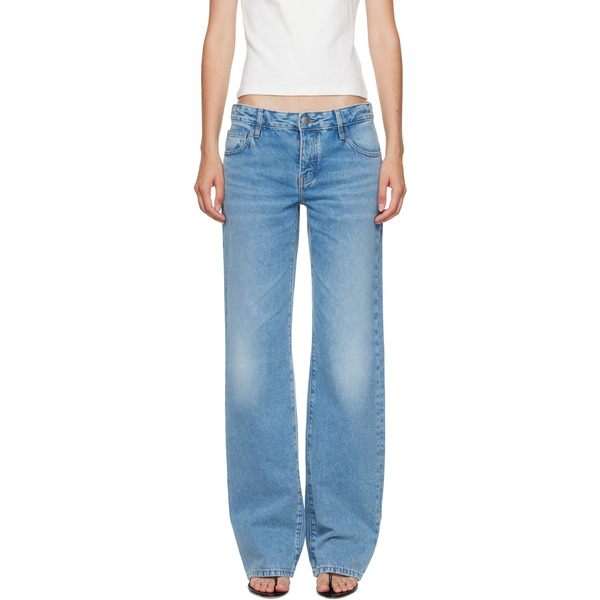  St. Agni Blue Outland Denim Edition Mid Rise Balloon Jeans 