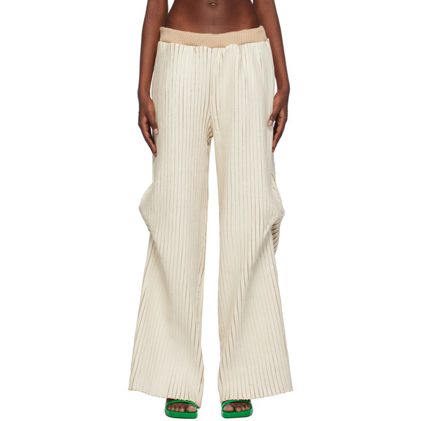  Stanley Raffington Ssense Exclusive Off-white & Beige Trousers 