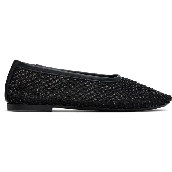  Staud Black Alba Ballerina Flats 