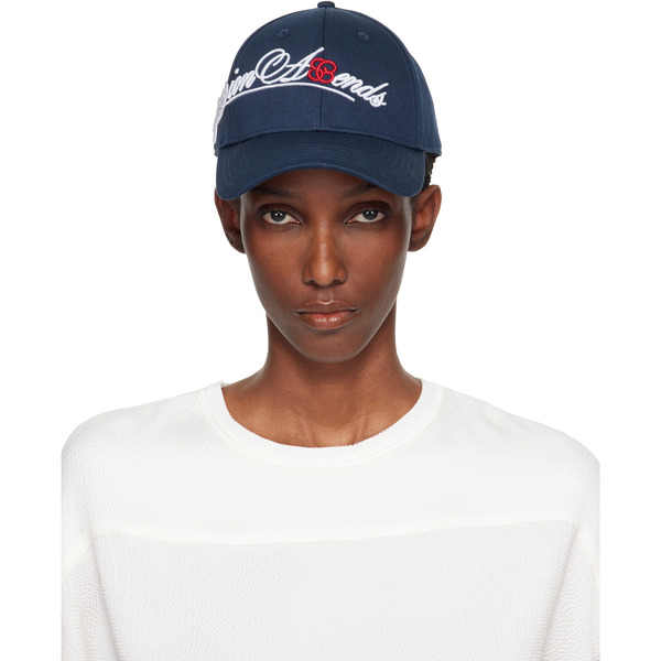  Stefan Cooke Navy Monogram Cap 