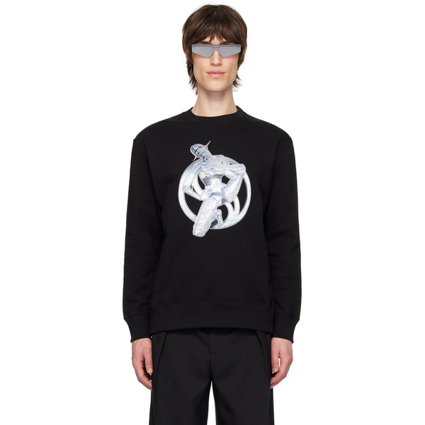  Stella Mccartney Black Patch Sweatshirt 