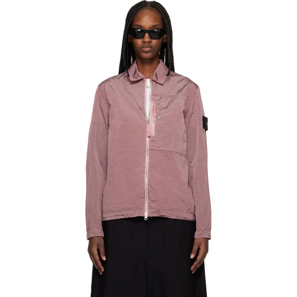  Stone Island Pink 1200038 Nylon Metal Econyl Jacket 