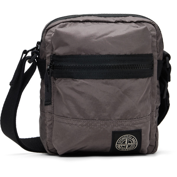  Stone Island Taupe 9200015 Coated Nylon Metal Econyl Bag 