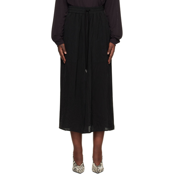  Studio Nicholson Black Oates Midi Skirt 