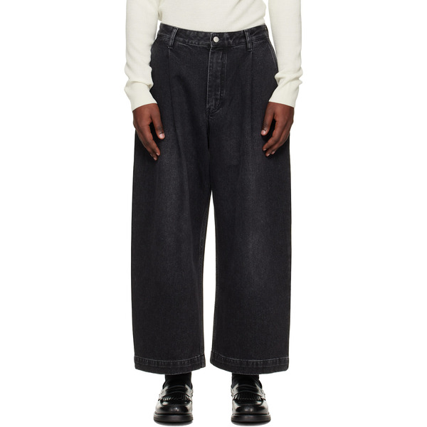  Studio Nicholson Black Puch Denim Jeans 