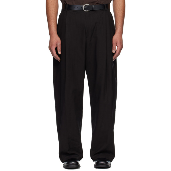  Studio Nicholson Black Pull Trousers 