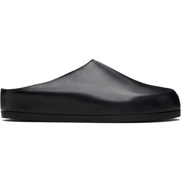  Studio Nicholson Black Wearing Clog Loafers 