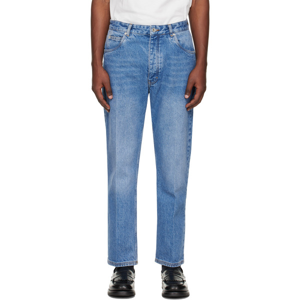  Studio Nicholson Blue Windslow Denim Jeans 