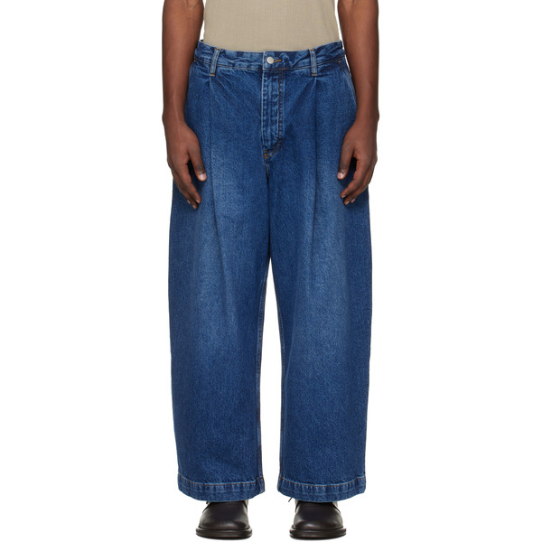  Studio Nicholson Indigo Puch Italian Denim Jeans 