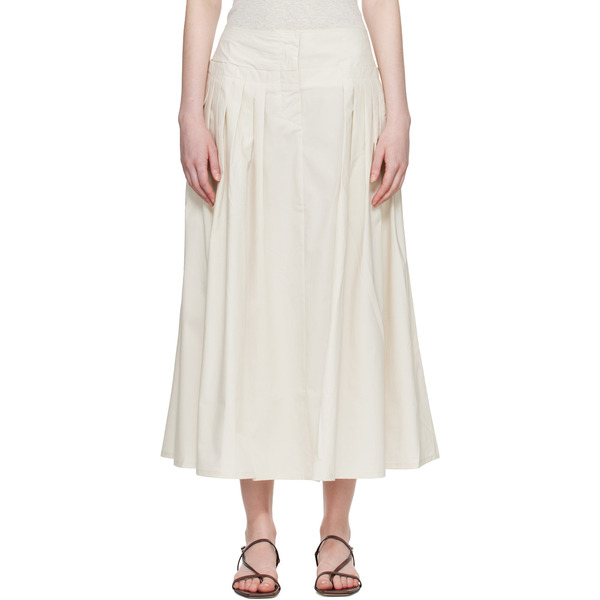  Studio Nicholson Off-white Agat Maxi Skirt 