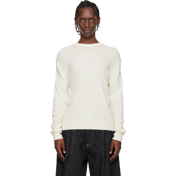  Studio Nicholson Off-white Portland Knit Sweater 