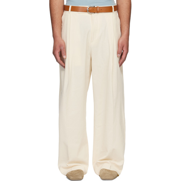  Studio Nicholson Off-white Pull Trousers 