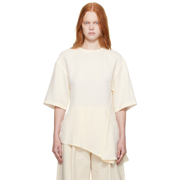  Studio Nicholson Off-white Vichy Top 