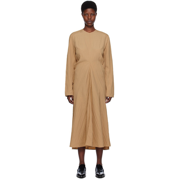  Studio Nicholson Tan Welles Midi Dress 