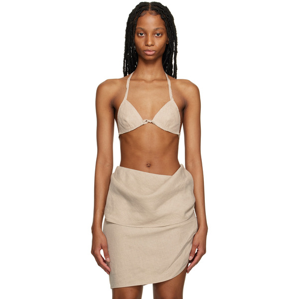  Subtle Le Nguyen Beige Seashell Bralette 