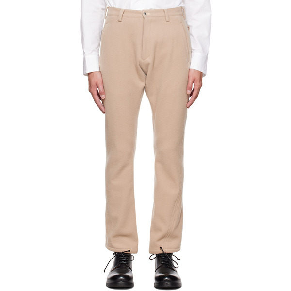 Sulvam Beige Slim Trousers 