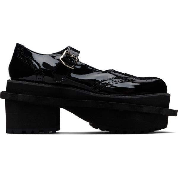  Tao Comme Des Garçons Black Platform Ballerina Flats 