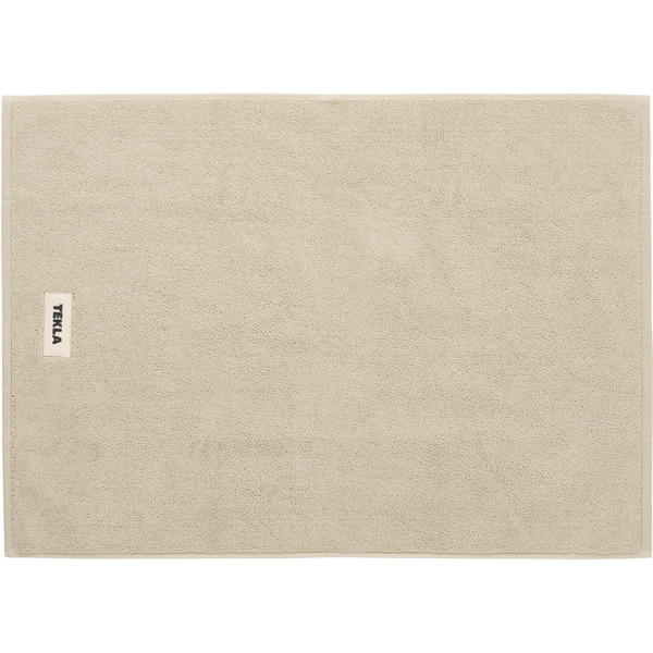  Tekla Beige Terry Bath Mat 