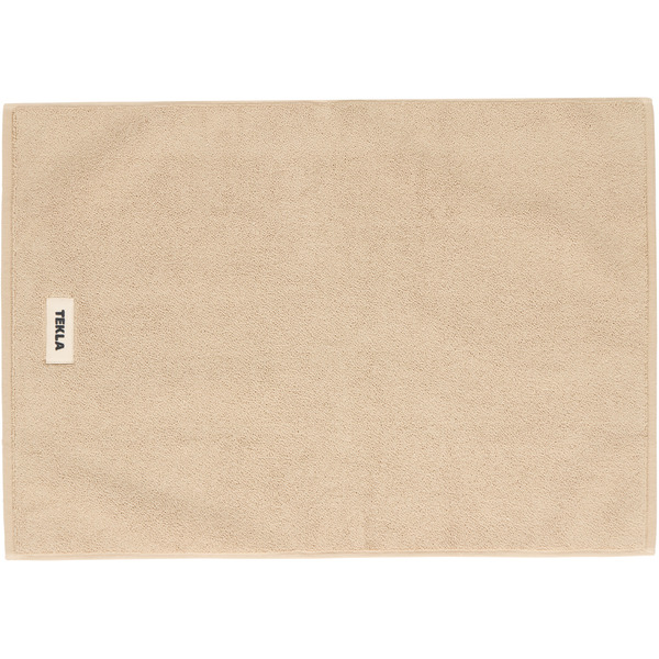  Tekla Beige Terry Bath Mat 