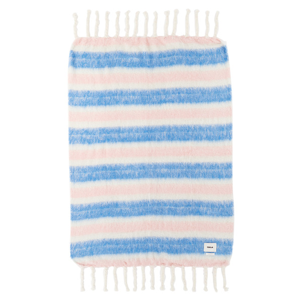  Tekla Blue & Pink Le Corbusier Mohair Blanket 