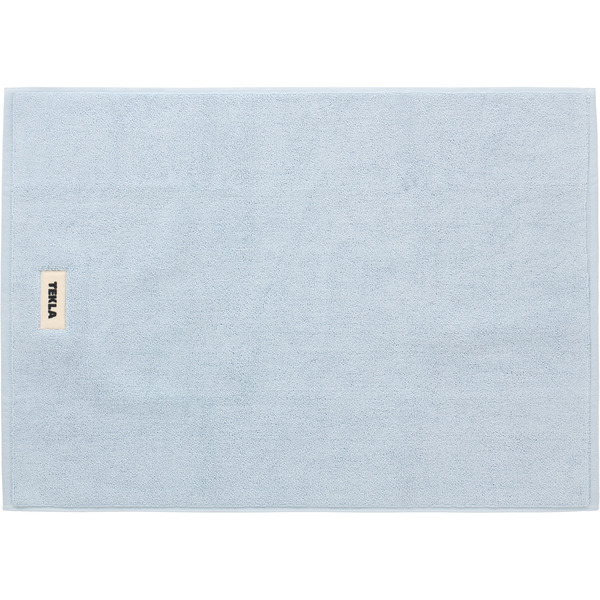  Tekla Blue Terry Bath Mat 