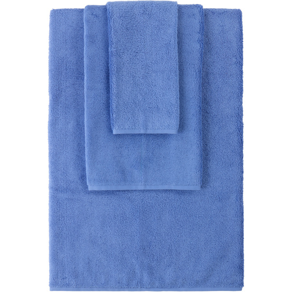  Tekla Blue Terry Towel Set, 3 Pcs 