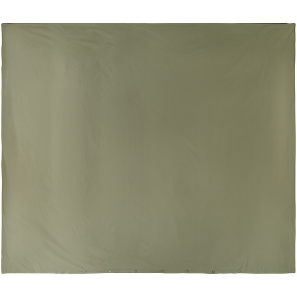  Tekla Green Percale Duvet Cover, King 