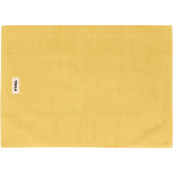  Tekla Yellow Terry Bath Mat 