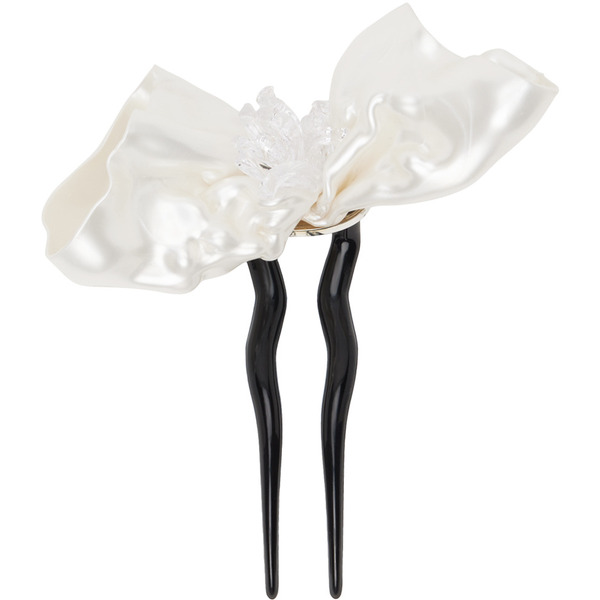  Tetier Bijoux Ssense Exclusive Off-white Floral Hair Pin 