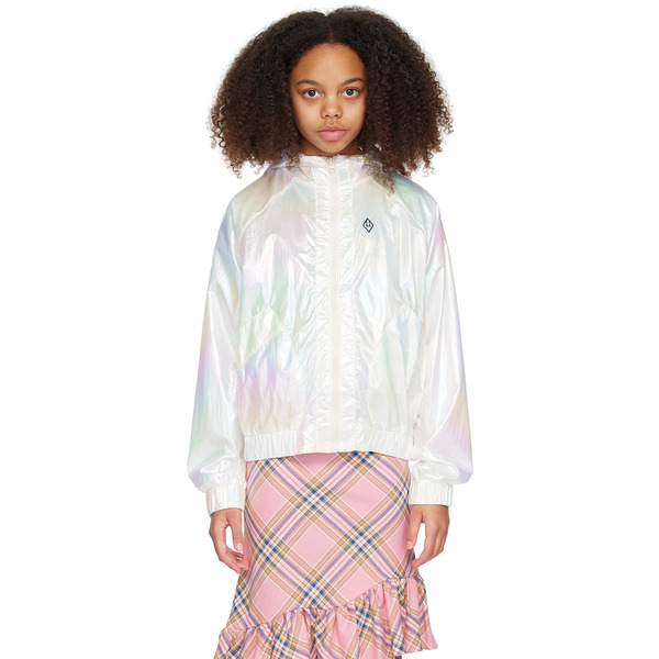  The Animals Observatory Kids White Fox Track Jacket 