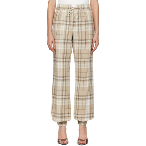  The Attico Beige Long Trousers 