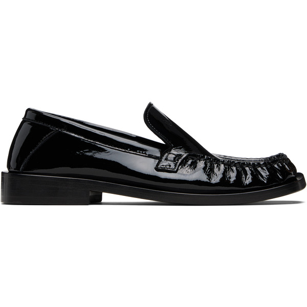  The Attico Black Charles Loafers 