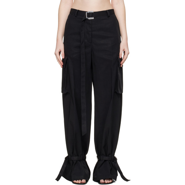  The Attico Black Long Trousers 