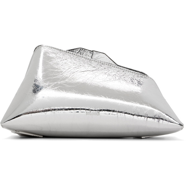  The Attico Silver '8.30 Pm' Oversized Clutch 