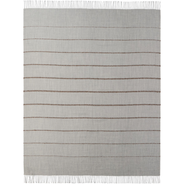  The Conran Shop Gray Classic Boucle Throw 
