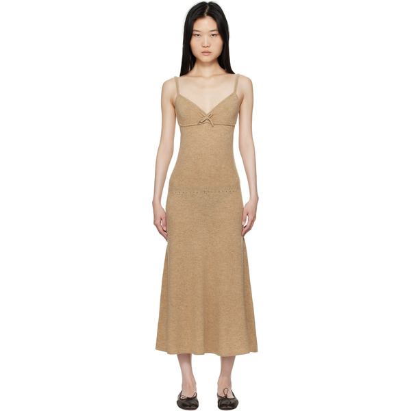  The Garment Beige Como Bra Maxi Dress 
