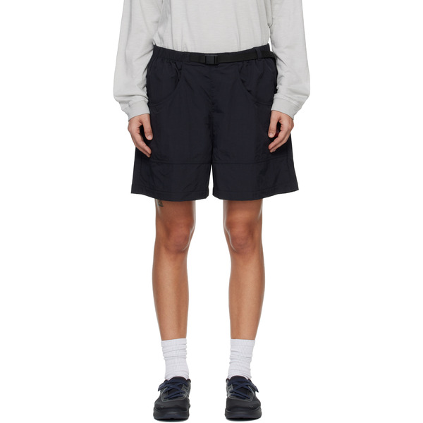  The North Face Black Tnf Red Box Nylon Belted Shorts 