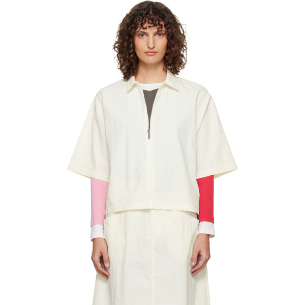  The North Face Off-white Tnf Red Box Nylon Short-sleeve Shirt 