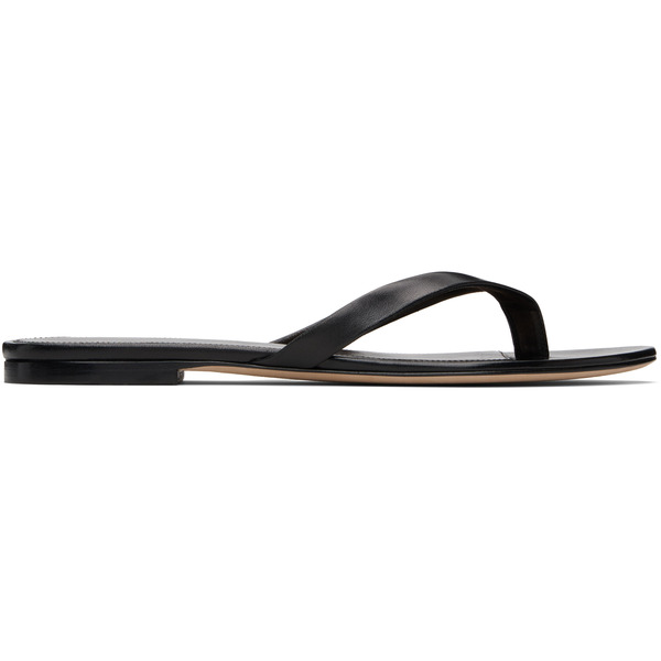  The Row Black Sacha Flip-flops 