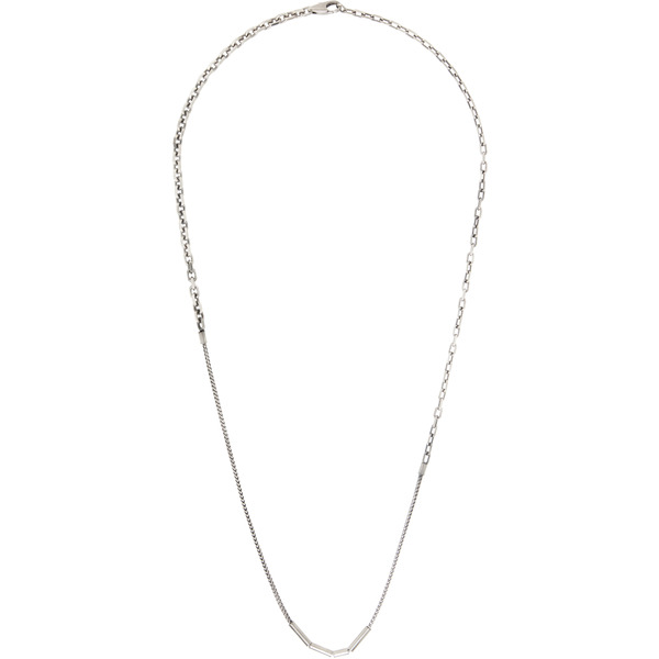  Title Of Work Mixed Chain Tube Necklace 