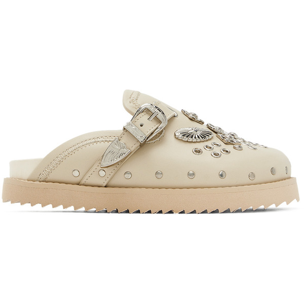  Toga Archives Ssense Exclusive Kids Beige Slippers 